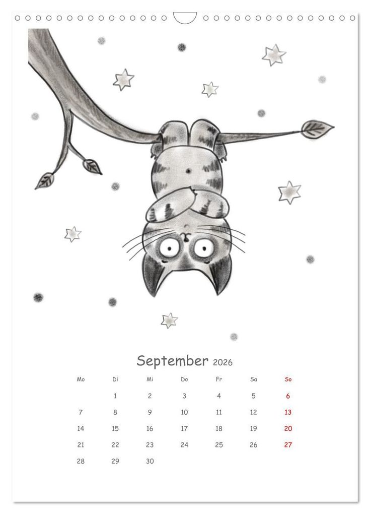 Weitere Ansicht: LEOPOLD DER DRITTE - Ein unglaublich liebenswerter Kater (Wandkalender 2026 DIN A3 hoch), CALVENDO Monatskalender | Calvendo, Danja Krampikowski