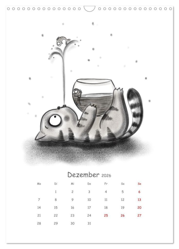 Weitere Ansicht: LEOPOLD DER DRITTE - Ein unglaublich liebenswerter Kater (Wandkalender 2026 DIN A3 hoch), CALVENDO Monatskalender | Calvendo, Danja Krampikowski