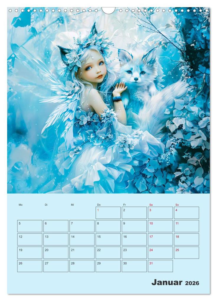 Weitere Ansicht: Elfenkinder der Natur - Niedlicher Termin-Planer für das Jahr (Wandkalender 2026 DIN A3 hoch), CALVENDO Monatskalender | Calvendo, Anja Frost