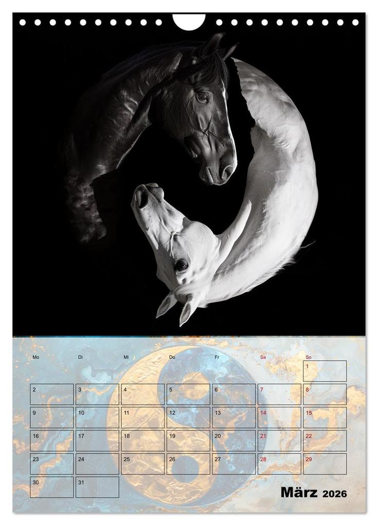 Weitere Ansicht: Sei das Yin zu meinem Yang (Wandkalender 2026 DIN A4 hoch), CALVENDO Monatskalender | Calvendo, Kerstin Waurick