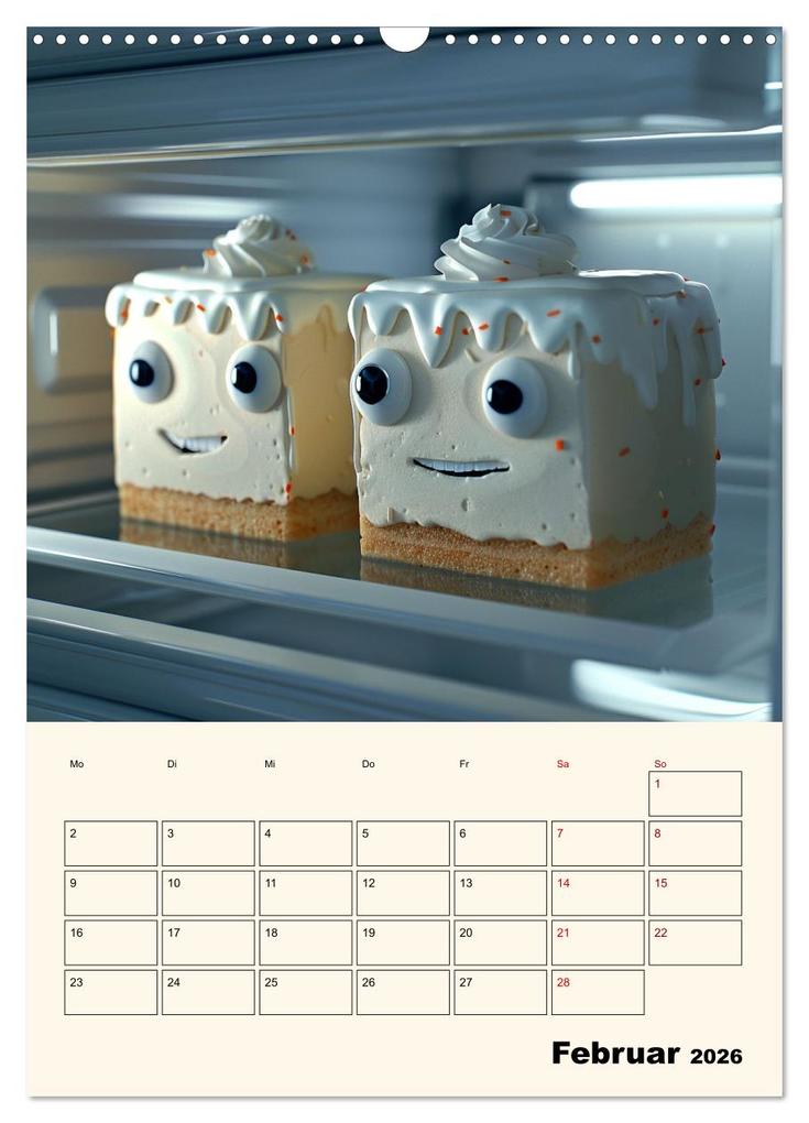 Weitere Ansicht: Nachts im Kühlschrank (Wandkalender 2026 DIN A3 hoch), CALVENDO Monatskalender | Calvendo, Kerstin Waurick