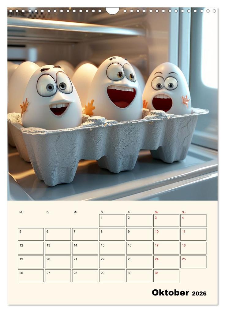 Weitere Ansicht: Nachts im Kühlschrank (Wandkalender 2026 DIN A3 hoch), CALVENDO Monatskalender | Calvendo, Kerstin Waurick