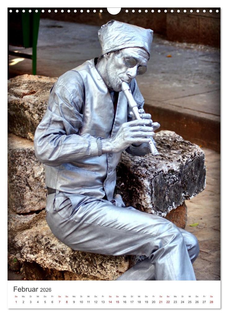 Weitere Ansicht: HABANEROS - Lebende Statuen in Havanna (Wandkalender 2026 DIN A3 hoch), CALVENDO Monatskalender | Calvendo, Henning von Löwis of Menar