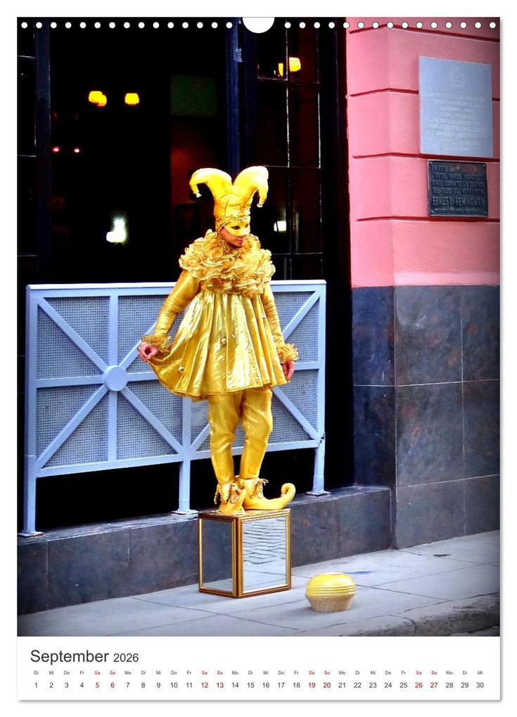 Weitere Ansicht: HABANEROS - Lebende Statuen in Havanna (Wandkalender 2026 DIN A3 hoch), CALVENDO Monatskalender | Calvendo, Henning von Löwis of Menar