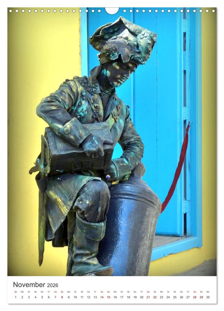 Weitere Ansicht: HABANEROS - Lebende Statuen in Havanna (Wandkalender 2026 DIN A3 hoch), CALVENDO Monatskalender | Calvendo, Henning von Löwis of Menar
