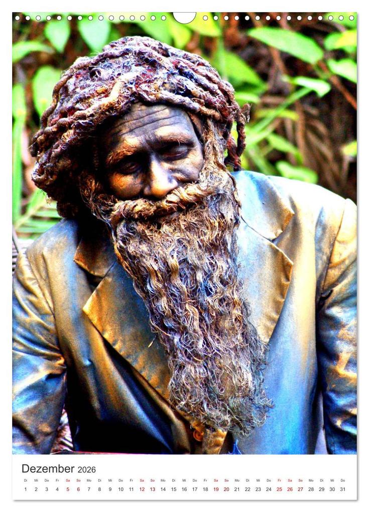 Weitere Ansicht: HABANEROS - Lebende Statuen in Havanna (Wandkalender 2026 DIN A3 hoch), CALVENDO Monatskalender | Calvendo, Henning von Löwis of Menar