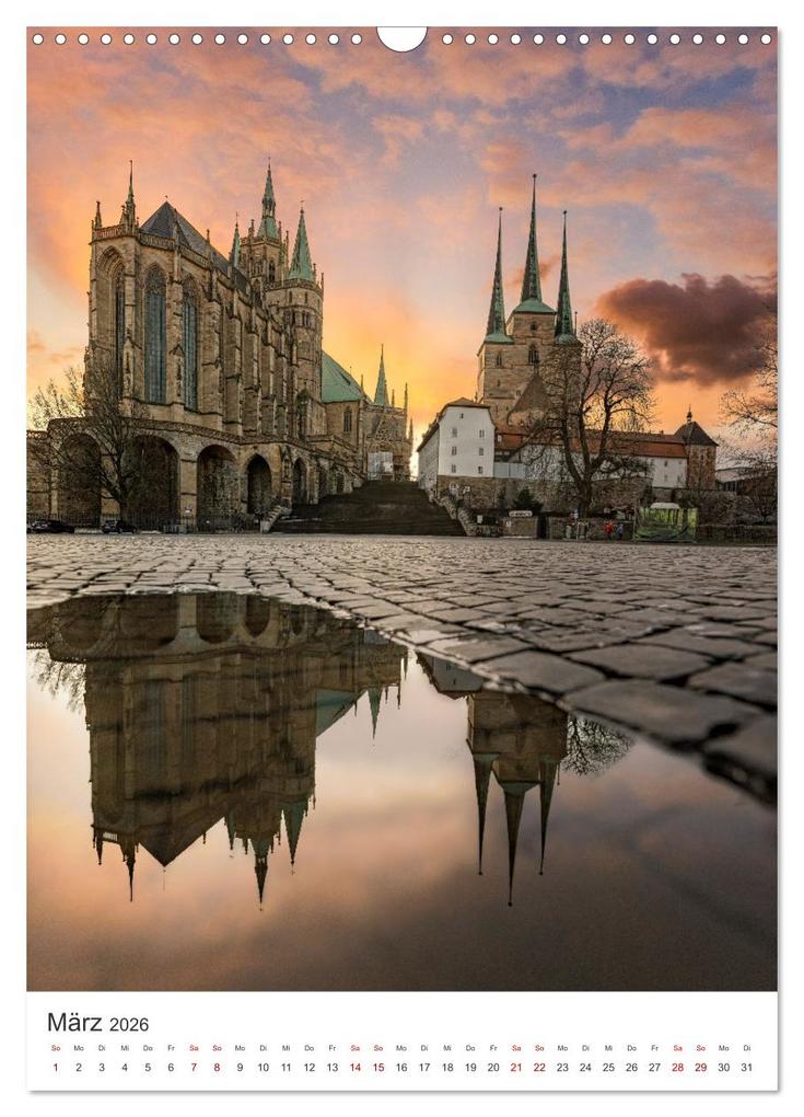 Weitere Ansicht: Erfurt - Die romantische Altstadt (Wandkalender 2026 DIN A3 hoch), CALVENDO Monatskalender | Calvendo, SnapArt, SnapArt SnapArt