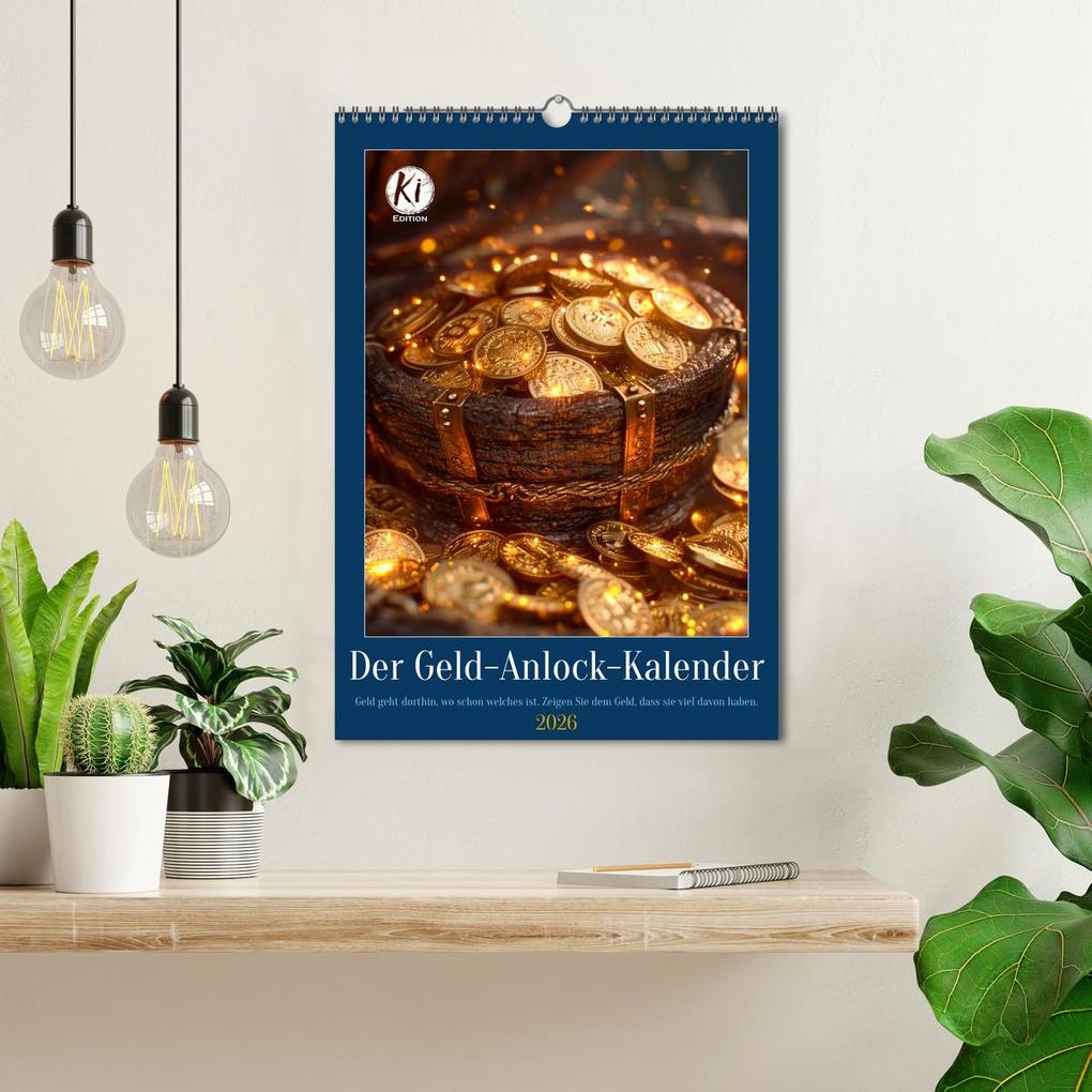 Weitere Ansicht: Der Geld-Anlock-Kalender (Wandkalender 2026 DIN A3 hoch), CALVENDO Monatskalender | Calvendo, Kerstin Waurick