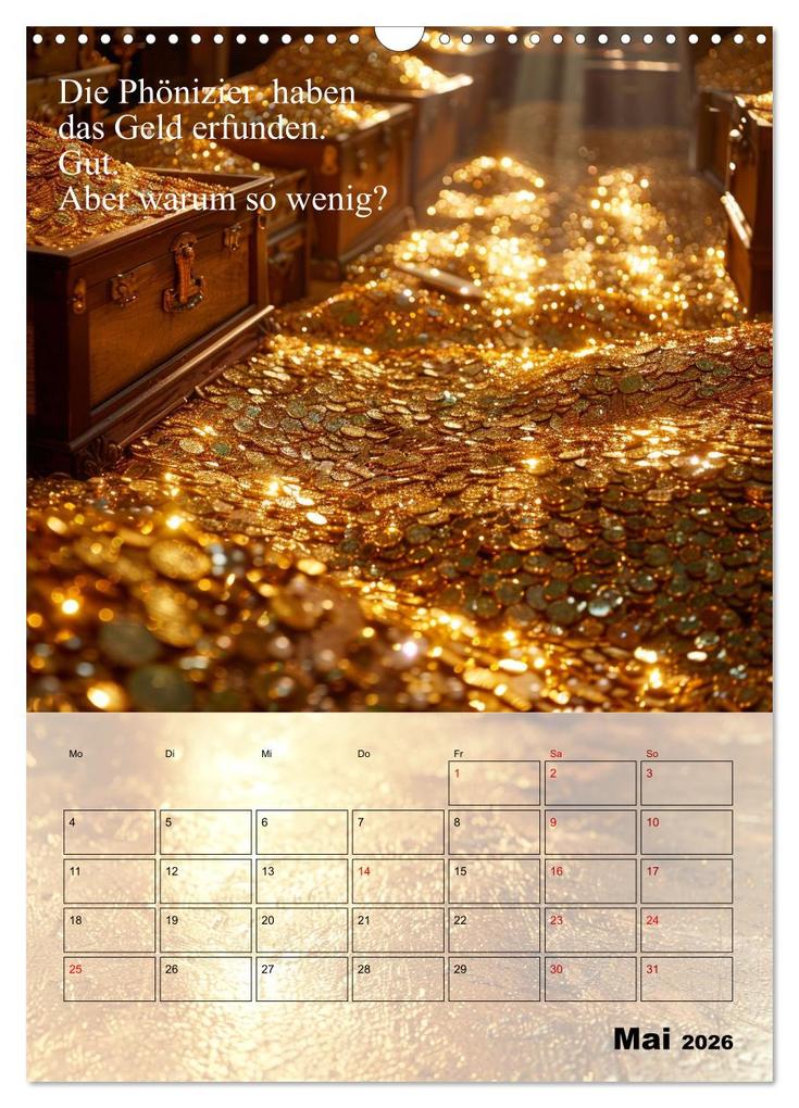 Weitere Ansicht: Der Geld-Anlock-Kalender (Wandkalender 2026 DIN A3 hoch), CALVENDO Monatskalender | Calvendo, Kerstin Waurick