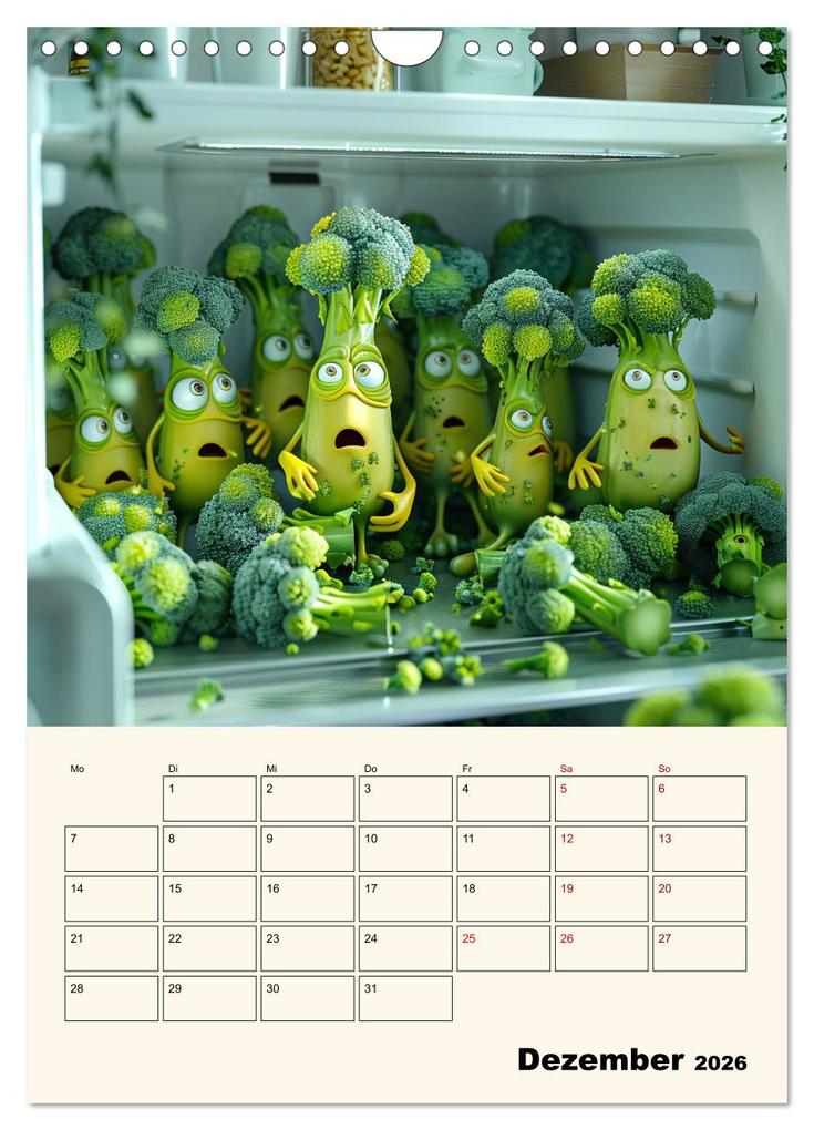 Weitere Ansicht: Nachts im Kühlschrank (Wandkalender 2026 DIN A4 hoch), CALVENDO Monatskalender | Calvendo, Kerstin Waurick