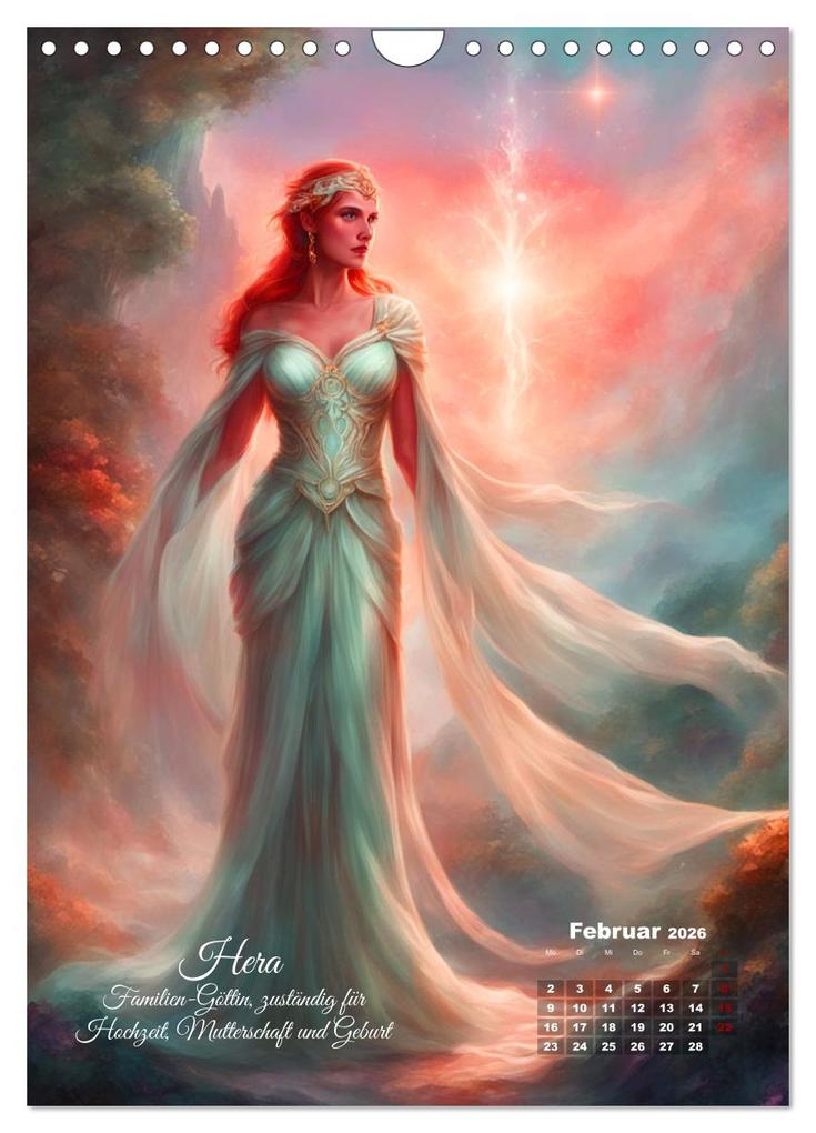 Weitere Ansicht: Zwölf Götter der griechischen Mythologie (Wandkalender 2026 DIN A4 hoch), CALVENDO Monatskalender | Calvendo, Claudia Kleemann