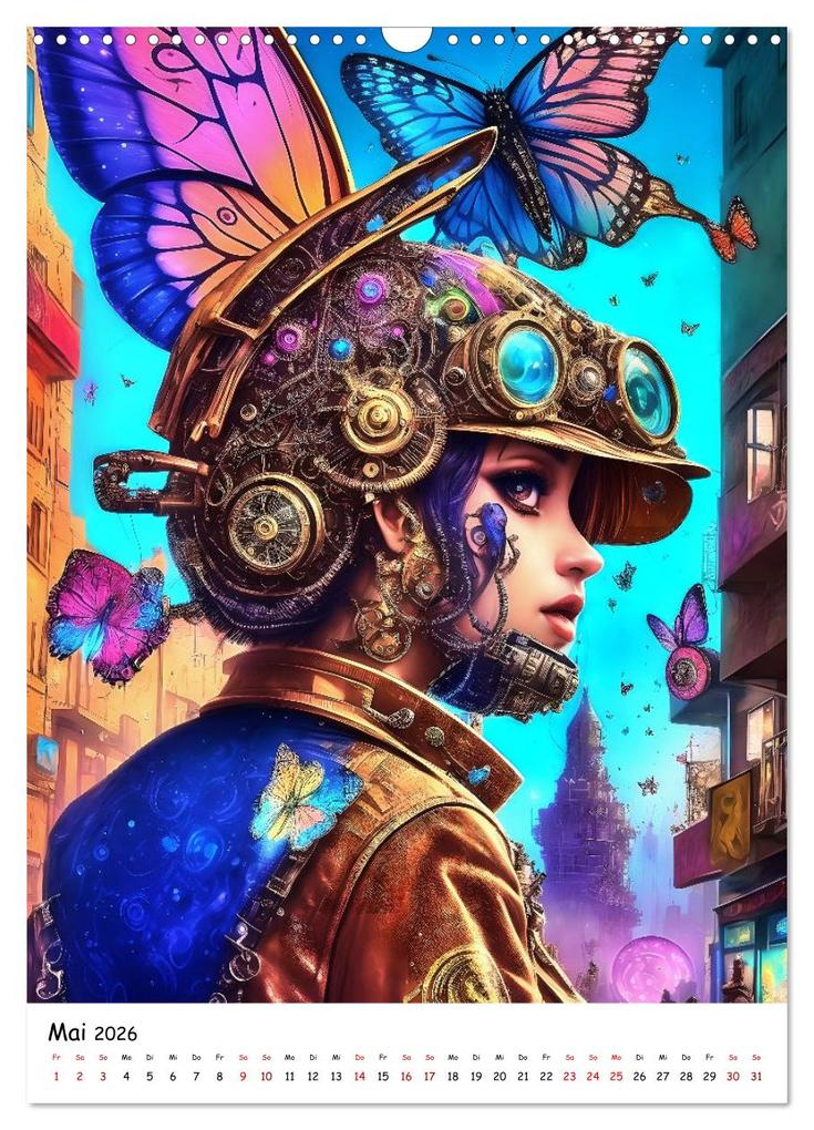 Weitere Ansicht: Steam-Punk-Girls - Eine charmante und sympathische Subkultur (Wandkalender 2026 DIN A3 hoch), CALVENDO Monatskalender | Calvendo, Jean-Louis Glineur