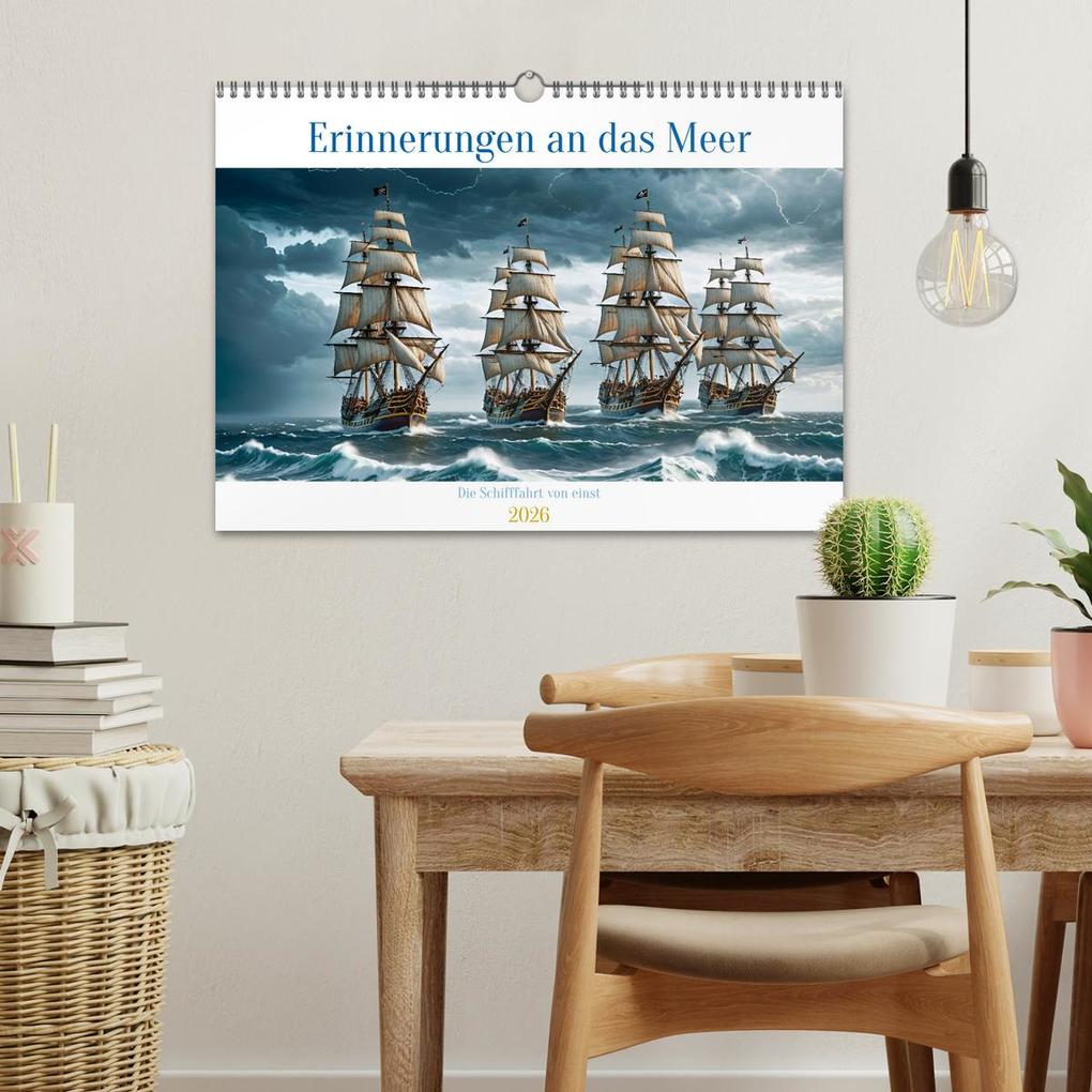 Weitere Ansicht: Erinnerungen an das Meer. Die Schifffahrt von einst (Wandkalender 2026 DIN A3 quer), CALVENDO Monats | Alain Gaymard, Calvendo