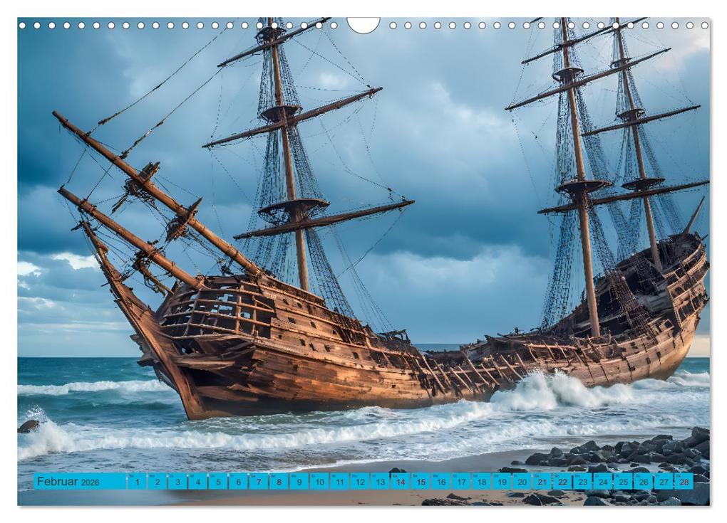 Weitere Ansicht: Erinnerungen an das Meer. Die Schifffahrt von einst (Wandkalender 2026 DIN A3 quer), CALVENDO Monats | Alain Gaymard, Calvendo