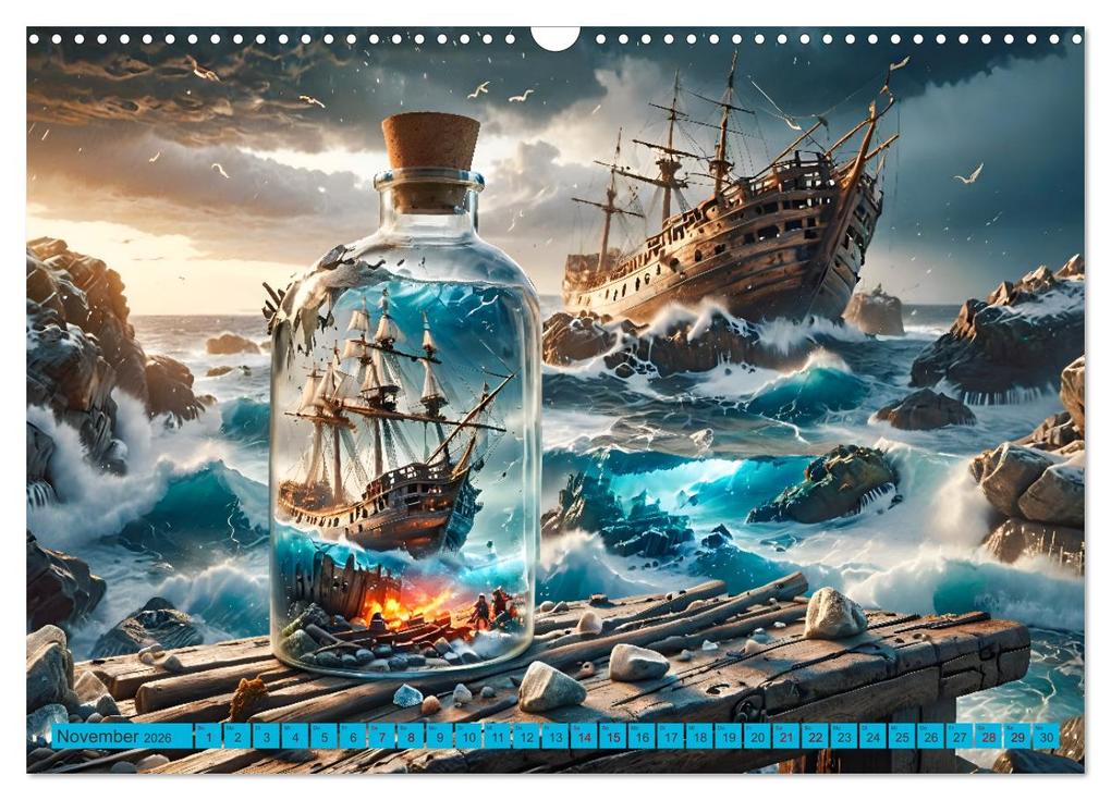 Weitere Ansicht: Erinnerungen an das Meer. Die Schifffahrt von einst (Wandkalender 2026 DIN A3 quer), CALVENDO Monats | Alain Gaymard, Calvendo