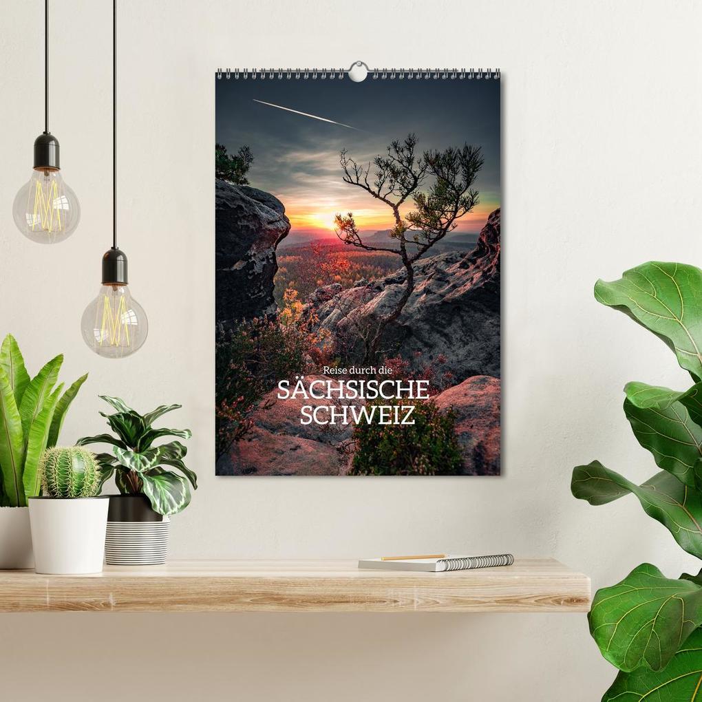 Weitere Ansicht: Reise durch die Sächsische Schweiz (Wandkalender 2026 DIN A3 hoch), CALVENDO Monatskalender | Stefan Becker, Calvendo