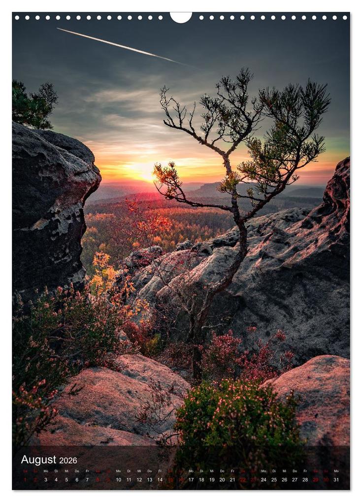 Weitere Ansicht: Reise durch die Sächsische Schweiz (Wandkalender 2026 DIN A3 hoch), CALVENDO Monatskalender | Stefan Becker, Calvendo