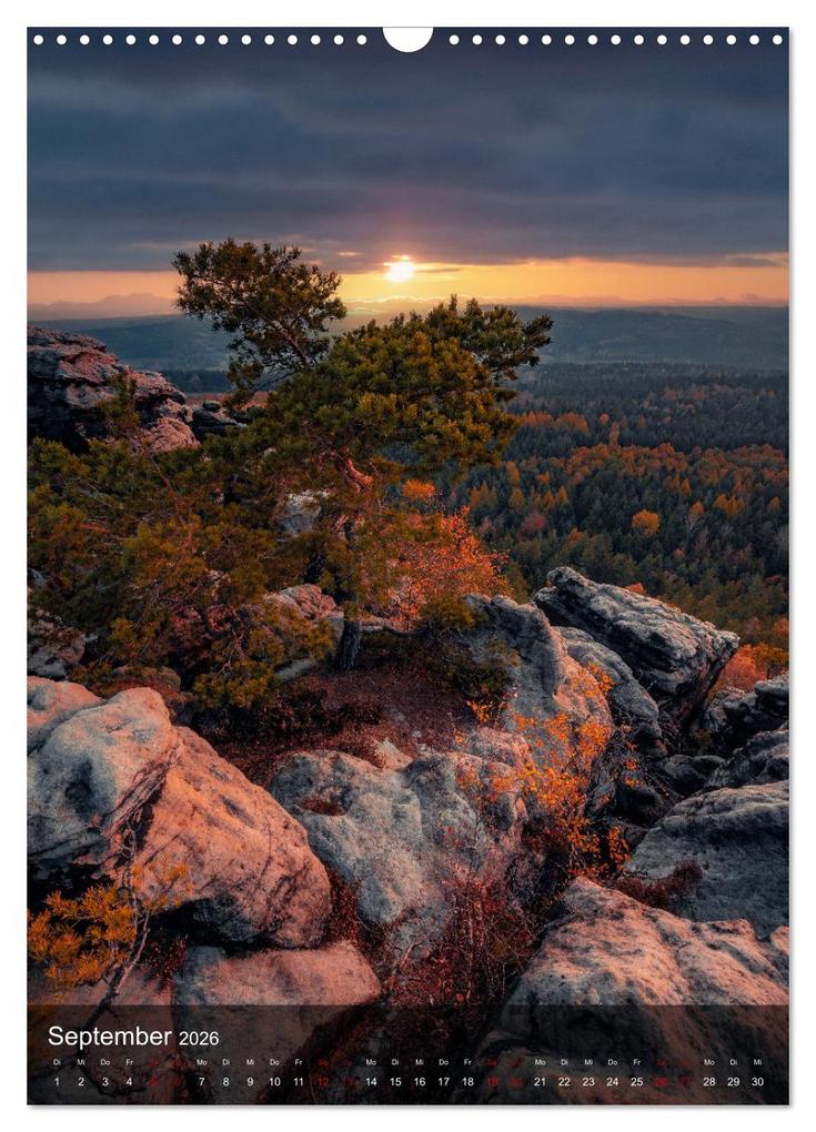 Weitere Ansicht: Reise durch die Sächsische Schweiz (Wandkalender 2026 DIN A3 hoch), CALVENDO Monatskalender | Stefan Becker, Calvendo