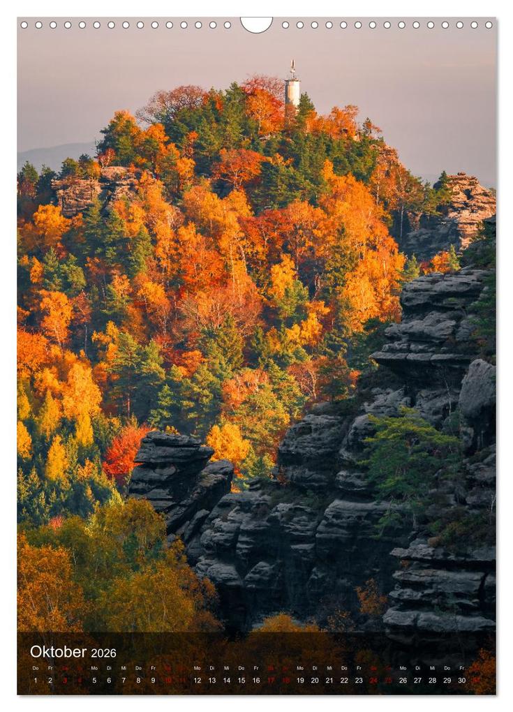 Weitere Ansicht: Reise durch die Sächsische Schweiz (Wandkalender 2026 DIN A3 hoch), CALVENDO Monatskalender | Stefan Becker, Calvendo