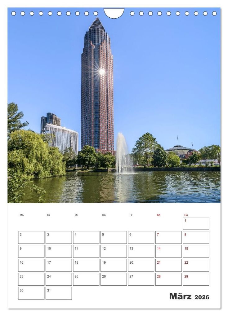 Weitere Ansicht: Frankfurt am Main - Impressionen aus der Finanzmetropole (Wandkalender 2026 DIN A4 hoch), CALVENDO M | Dieter Meyer, Calvendo