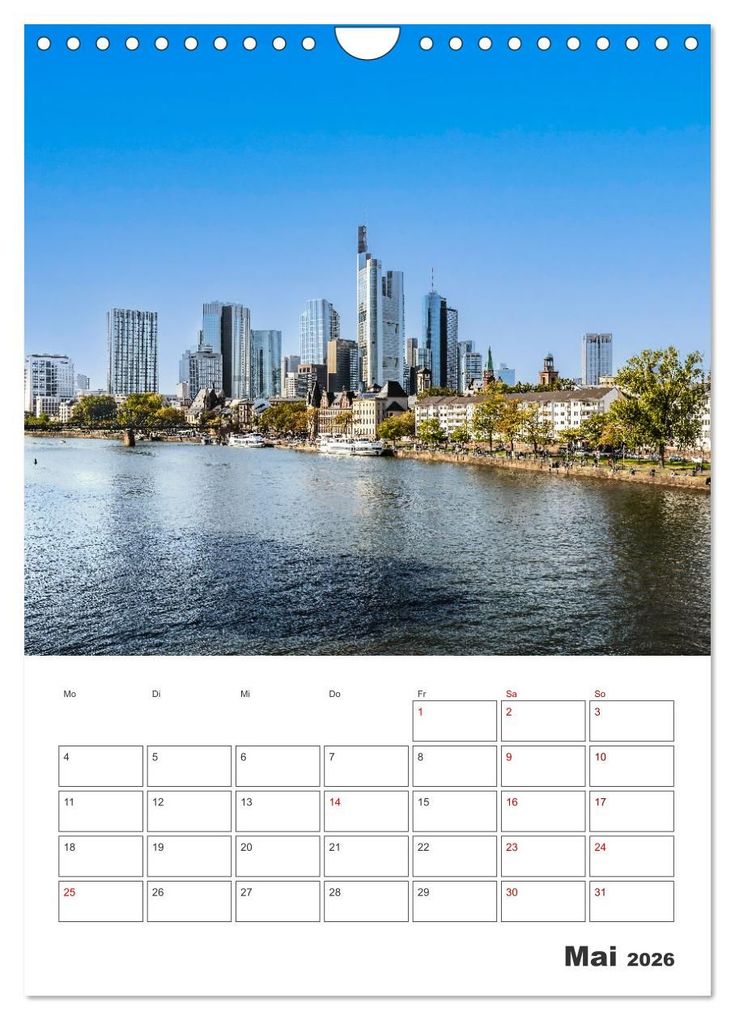 Weitere Ansicht: Frankfurt am Main - Impressionen aus der Finanzmetropole (Wandkalender 2026 DIN A4 hoch), CALVENDO M | Dieter Meyer, Calvendo