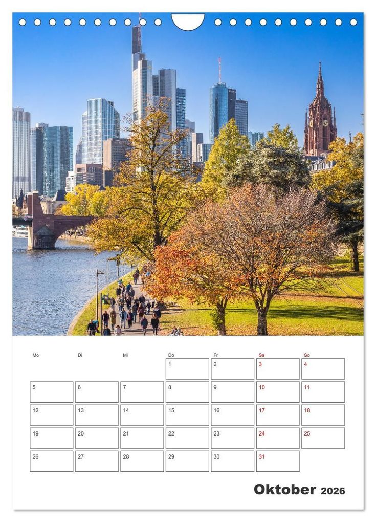 Weitere Ansicht: Frankfurt am Main - Impressionen aus der Finanzmetropole (Wandkalender 2026 DIN A4 hoch), CALVENDO M | Dieter Meyer, Calvendo