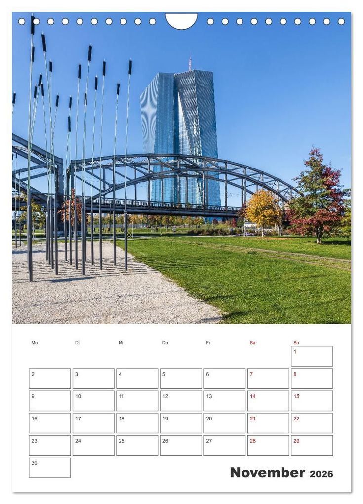Weitere Ansicht: Frankfurt am Main - Impressionen aus der Finanzmetropole (Wandkalender 2026 DIN A4 hoch), CALVENDO M | Dieter Meyer, Calvendo