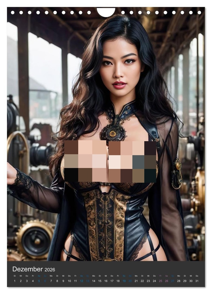 Weitere Ansicht: Sinnlicher Steampunk (Wandkalender 2026 DIN A4 hoch), CALVENDO Monatskalender | Ally Bee, Calvendo