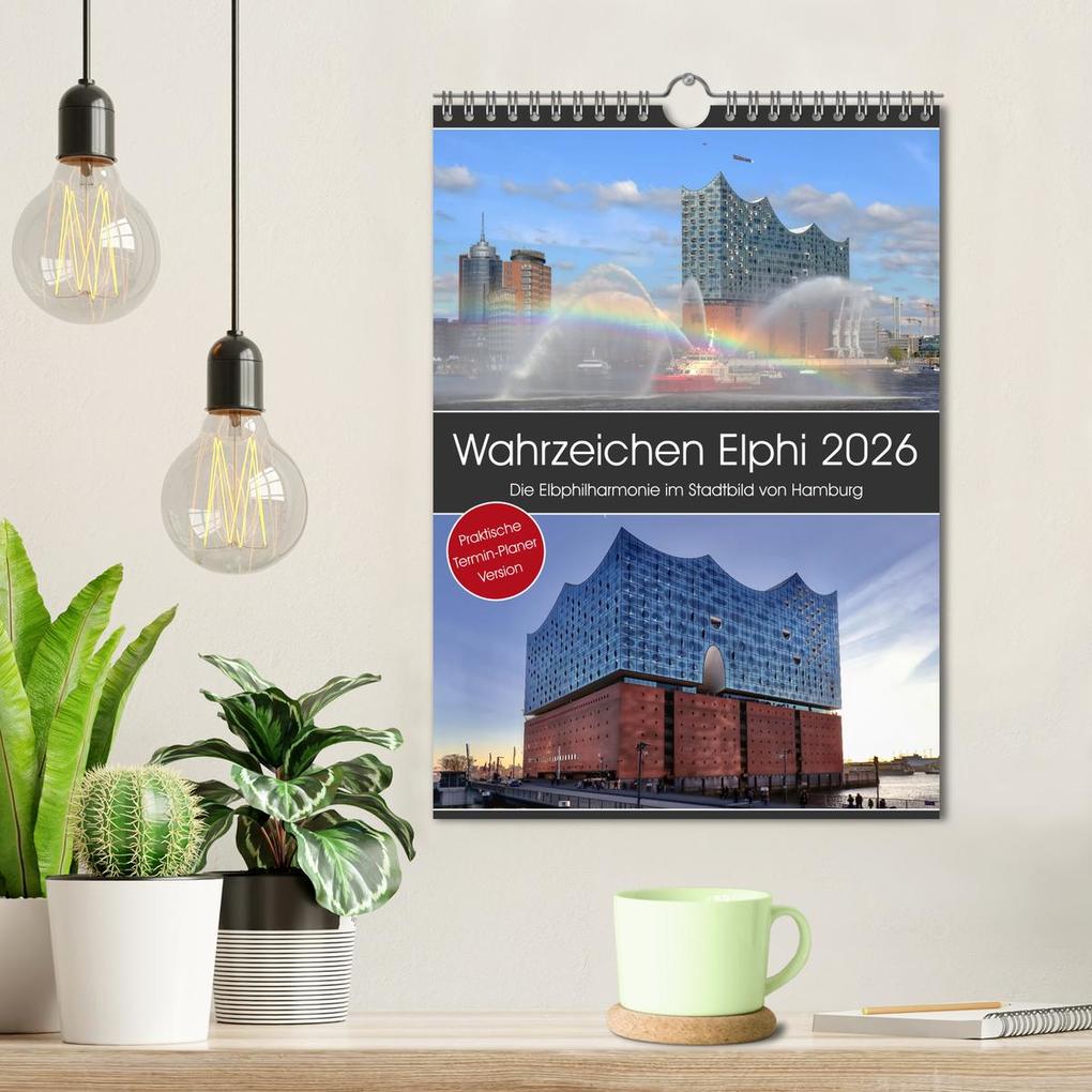 Weitere Ansicht: Wahrzeichen Elphi (Wandkalender 2026 DIN A4 hoch), CALVENDO Monatskalender | Mirko Weigt © Hamburg, Calvendo
