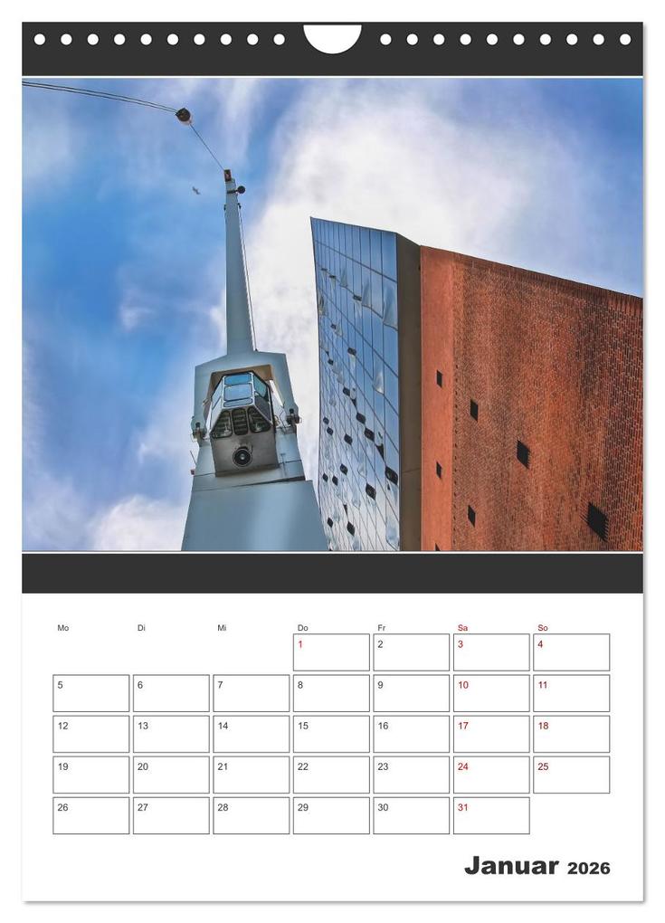 Weitere Ansicht: Wahrzeichen Elphi (Wandkalender 2026 DIN A4 hoch), CALVENDO Monatskalender | Mirko Weigt © Hamburg, Calvendo