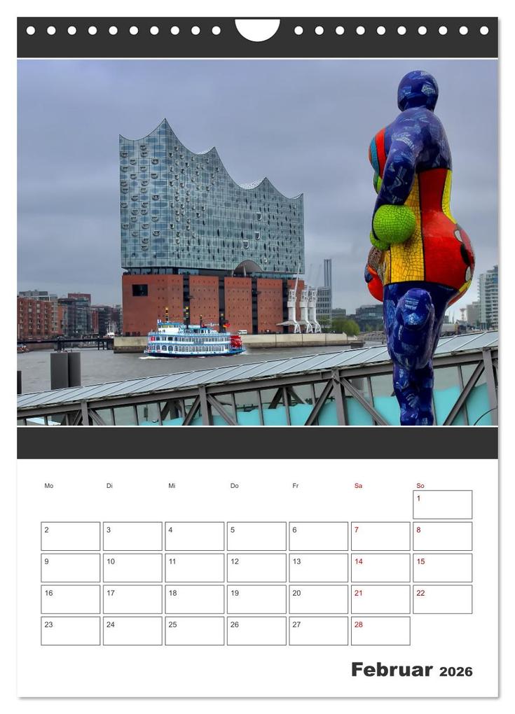 Weitere Ansicht: Wahrzeichen Elphi (Wandkalender 2026 DIN A4 hoch), CALVENDO Monatskalender | Mirko Weigt © Hamburg, Calvendo