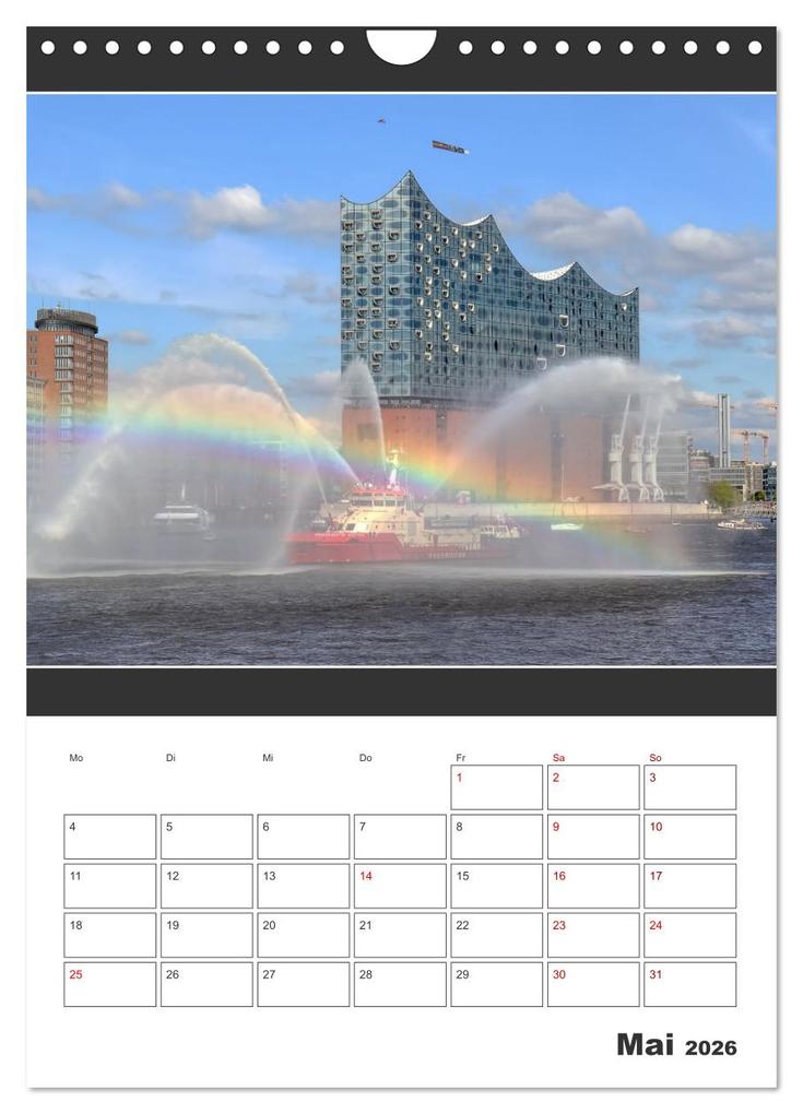 Weitere Ansicht: Wahrzeichen Elphi (Wandkalender 2026 DIN A4 hoch), CALVENDO Monatskalender | Mirko Weigt © Hamburg, Calvendo