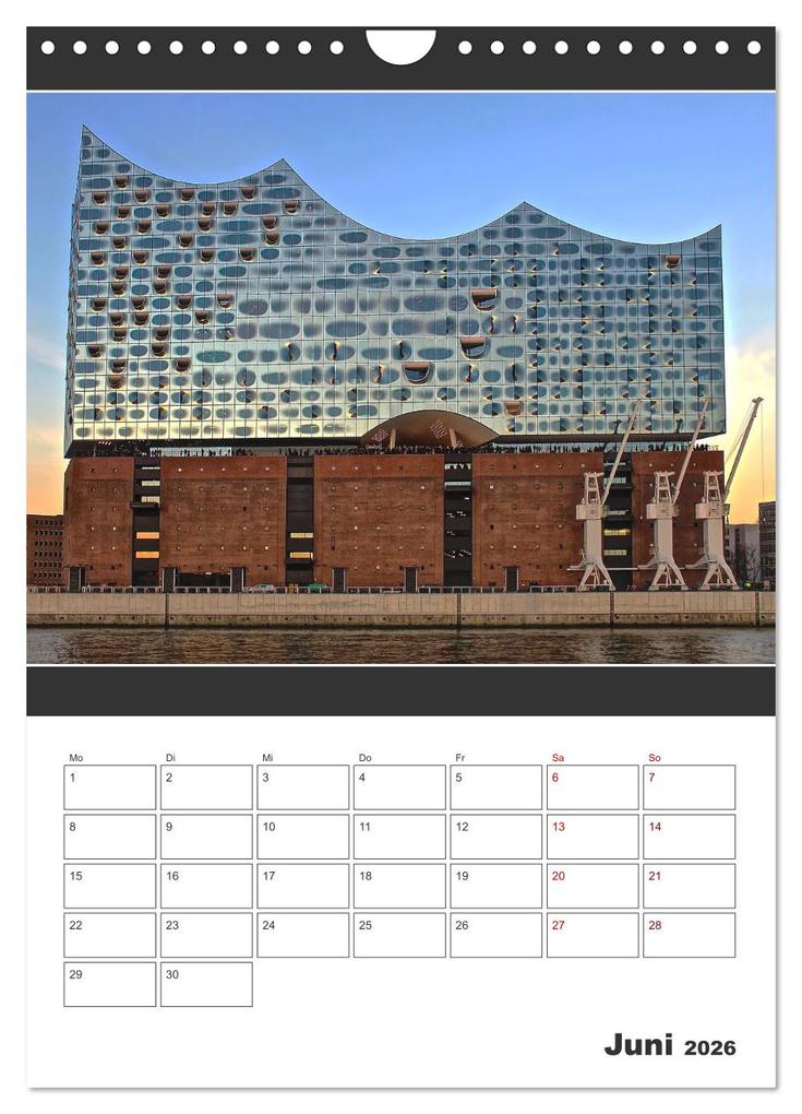Weitere Ansicht: Wahrzeichen Elphi (Wandkalender 2026 DIN A4 hoch), CALVENDO Monatskalender | Mirko Weigt © Hamburg, Calvendo