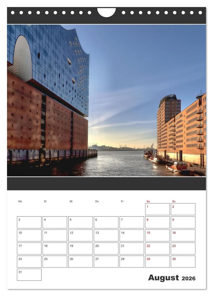 Weitere Ansicht: Wahrzeichen Elphi (Wandkalender 2026 DIN A4 hoch), CALVENDO Monatskalender | Mirko Weigt © Hamburg, Calvendo