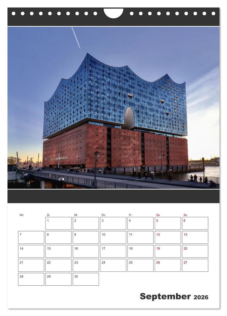 Weitere Ansicht: Wahrzeichen Elphi (Wandkalender 2026 DIN A4 hoch), CALVENDO Monatskalender | Mirko Weigt © Hamburg, Calvendo