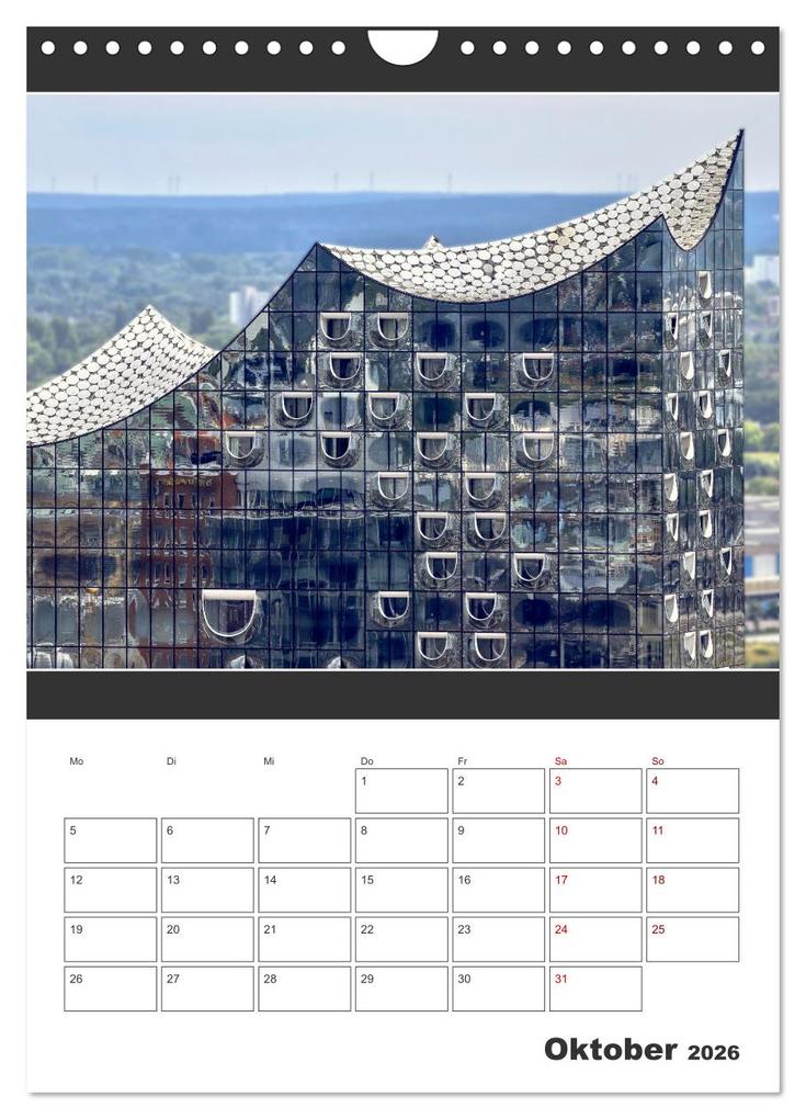Weitere Ansicht: Wahrzeichen Elphi (Wandkalender 2026 DIN A4 hoch), CALVENDO Monatskalender | Mirko Weigt © Hamburg, Calvendo