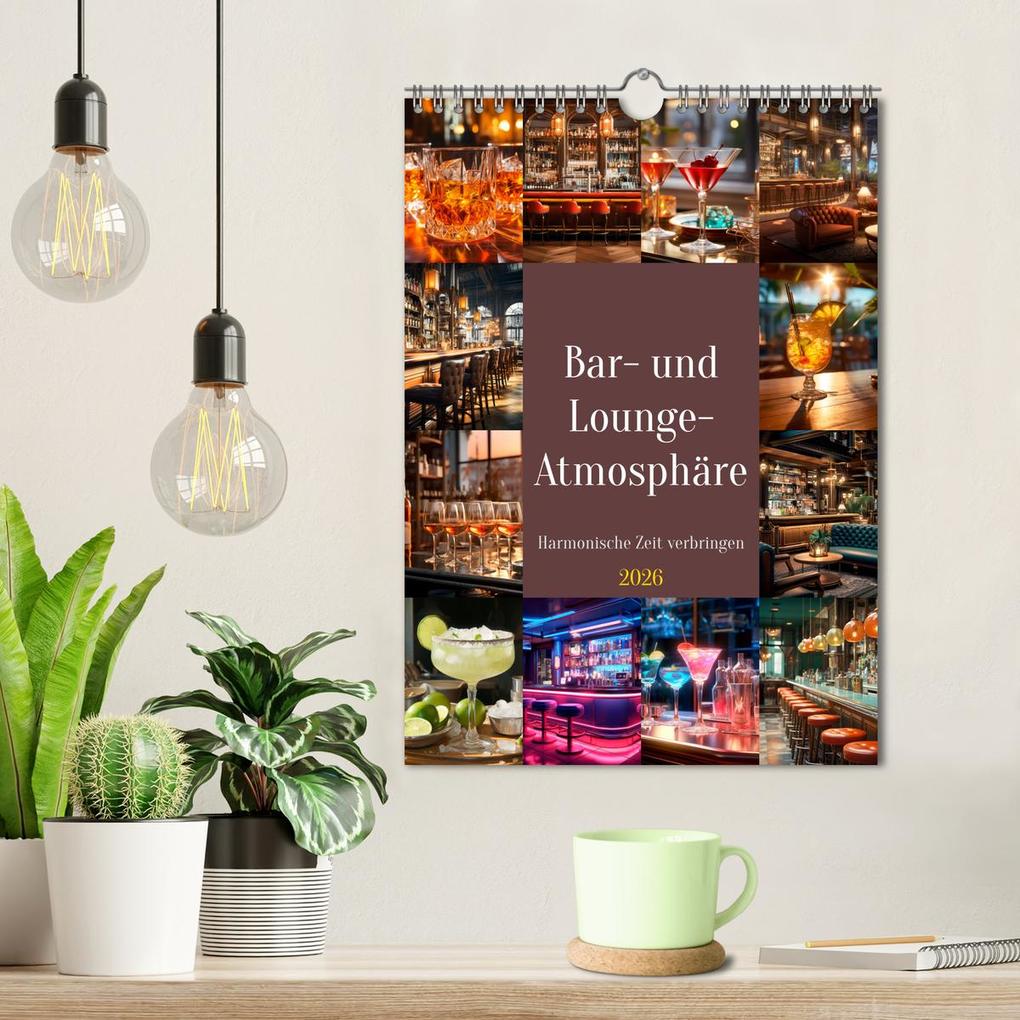 Weitere Ansicht: Bar- und Lounge-Atmosphäre (Wandkalender 2026 DIN A4 hoch), CALVENDO Monatskalender | Melanie Viola, Calvendo