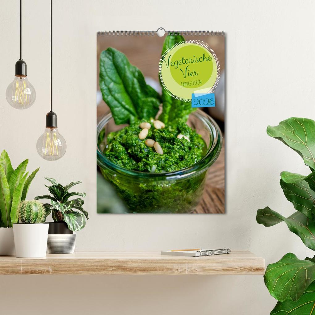 Weitere Ansicht: Vegetarische Vier Jahreszeiten (Wandkalender 2026 DIN A3 hoch), CALVENDO Monatskalender | Franz Sußbauer, Calvendo