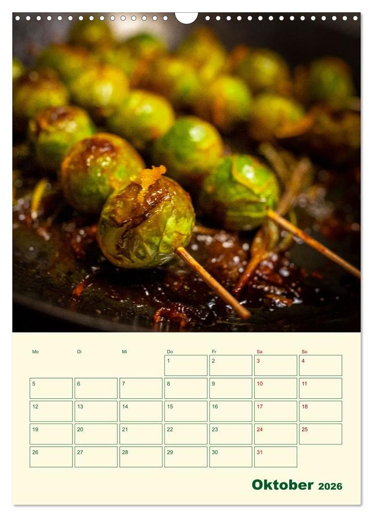 Weitere Ansicht: Vegetarische Vier Jahreszeiten (Wandkalender 2026 DIN A3 hoch), CALVENDO Monatskalender | Franz Sußbauer, Calvendo