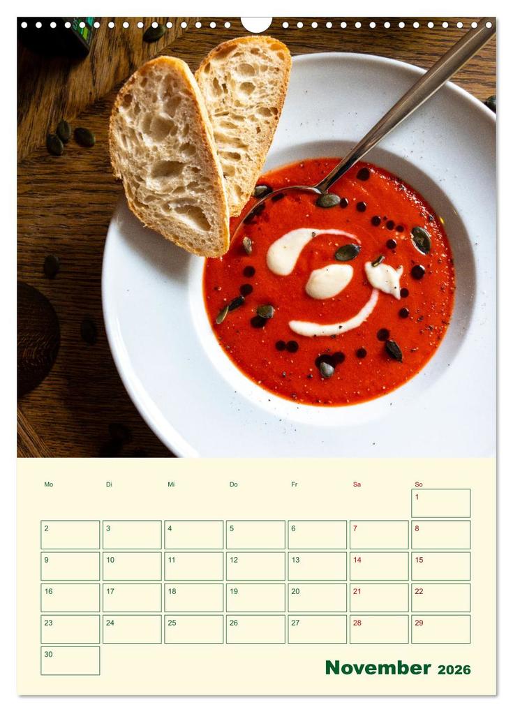 Weitere Ansicht: Vegetarische Vier Jahreszeiten (Wandkalender 2026 DIN A3 hoch), CALVENDO Monatskalender | Franz Sußbauer, Calvendo