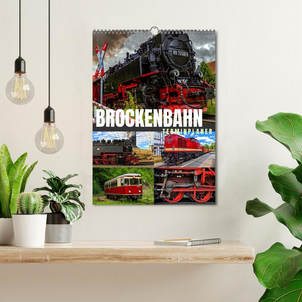 Weitere Ansicht: Brockenbahn - Terminplaner (Wandkalender 2026 DIN A3 hoch), CALVENDO Monatskalender | Holger Felix, Calvendo