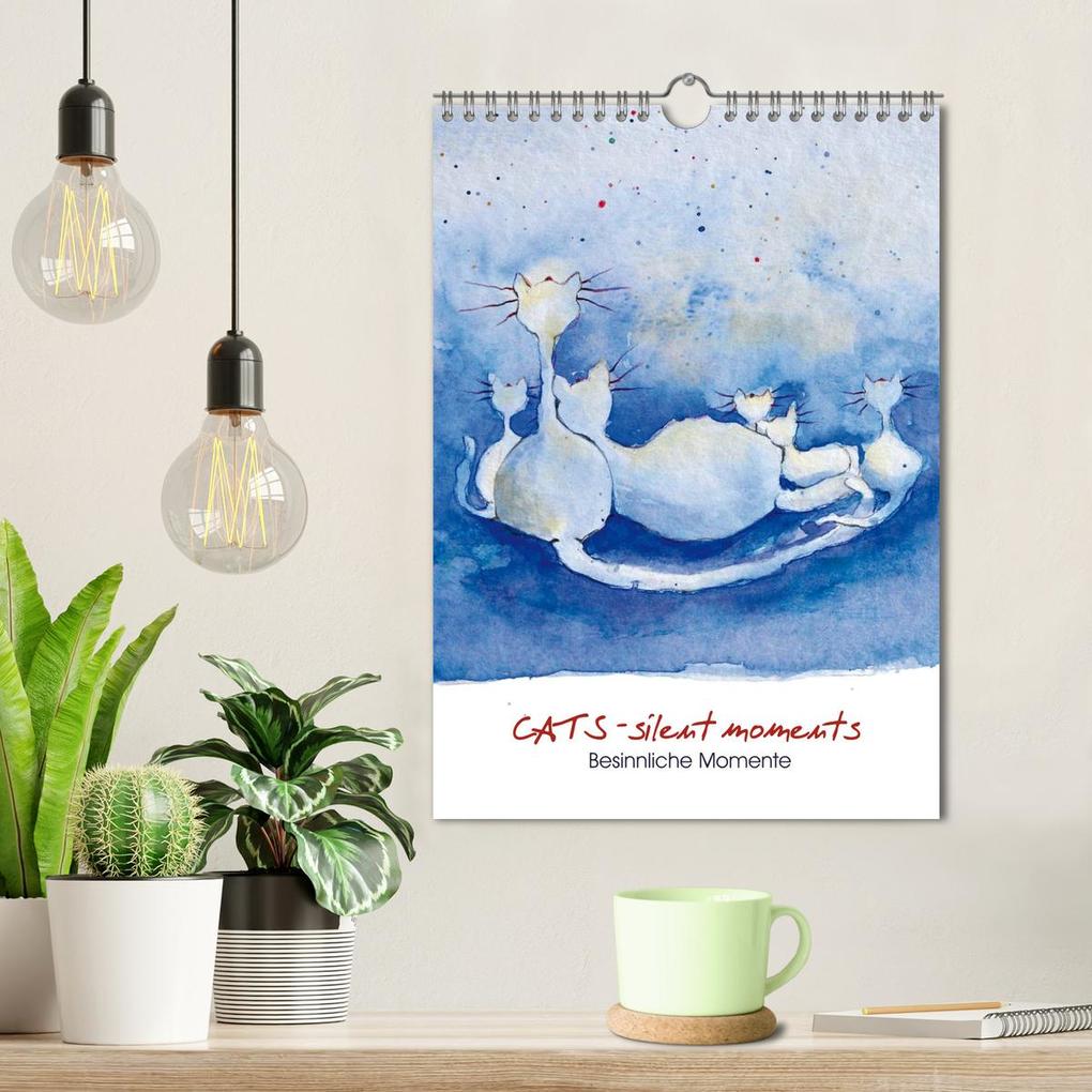 Weitere Ansicht: CATS - silent moments, besinnliche Momente (Wandkalender 2026 DIN A4 hoch), CALVENDO Monatskalender | Sabine Floner, Calvendo