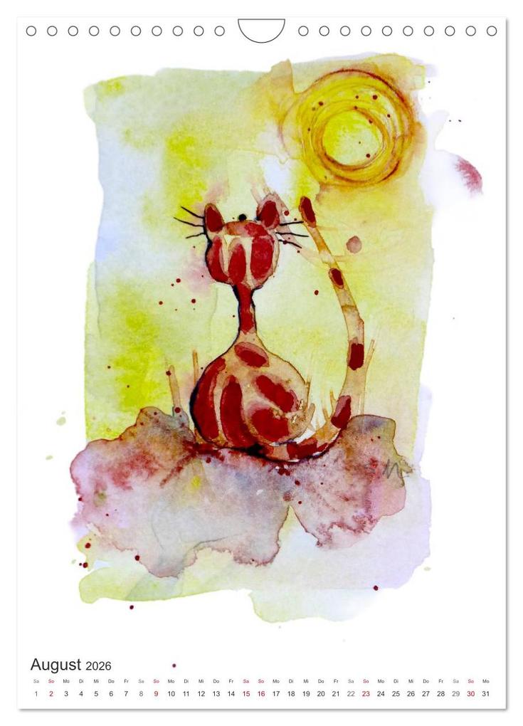Weitere Ansicht: CATS - silent moments, besinnliche Momente (Wandkalender 2026 DIN A4 hoch), CALVENDO Monatskalender | Sabine Floner, Calvendo