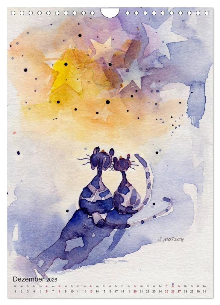 Weitere Ansicht: CATS - silent moments, besinnliche Momente (Wandkalender 2026 DIN A4 hoch), CALVENDO Monatskalender | Sabine Floner, Calvendo