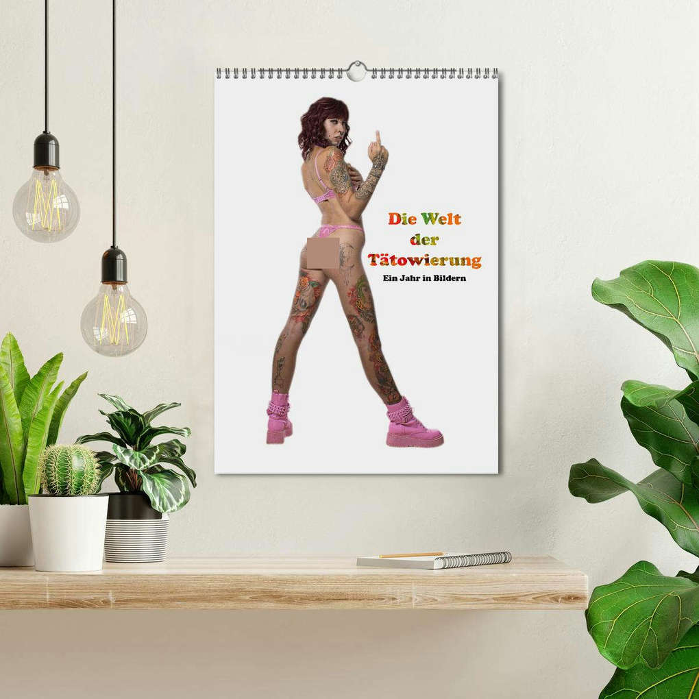 Weitere Ansicht: Die Welt der Tätowierungen: Ein Jahr in Bildern (Wandkalender 2026 DIN A3 hoch), CALVENDO Monatskalender | Jürgen Bedaam, Calvendo