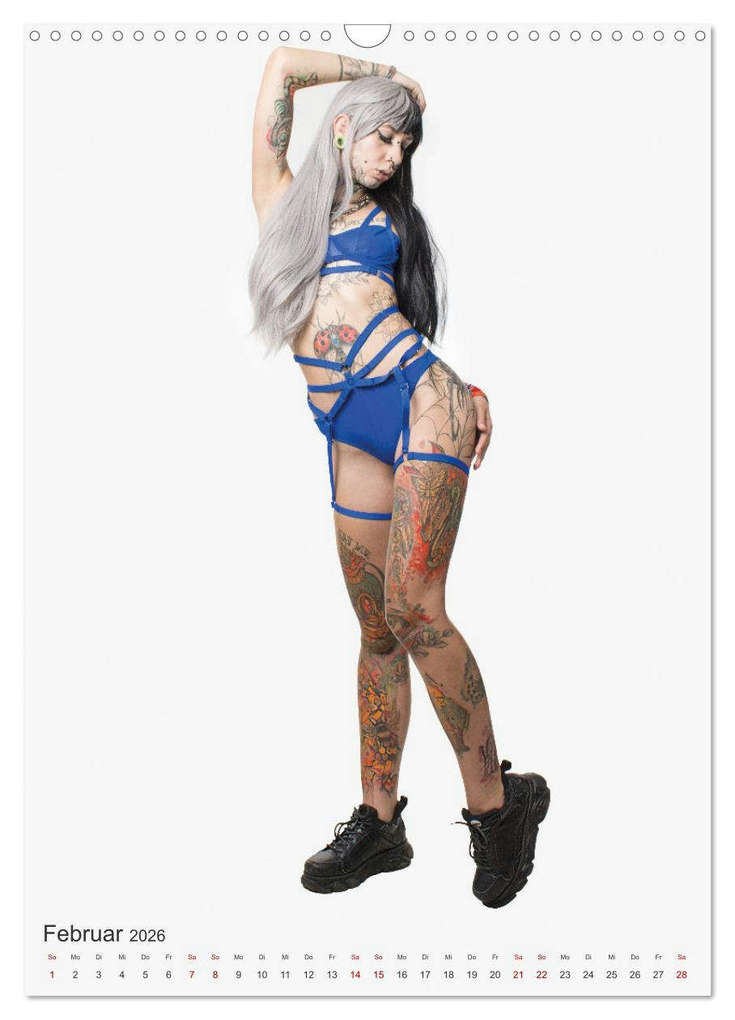 Weitere Ansicht: Die Welt der Tätowierungen: Ein Jahr in Bildern (Wandkalender 2026 DIN A3 hoch), CALVENDO Monatskalender | Jürgen Bedaam, Calvendo