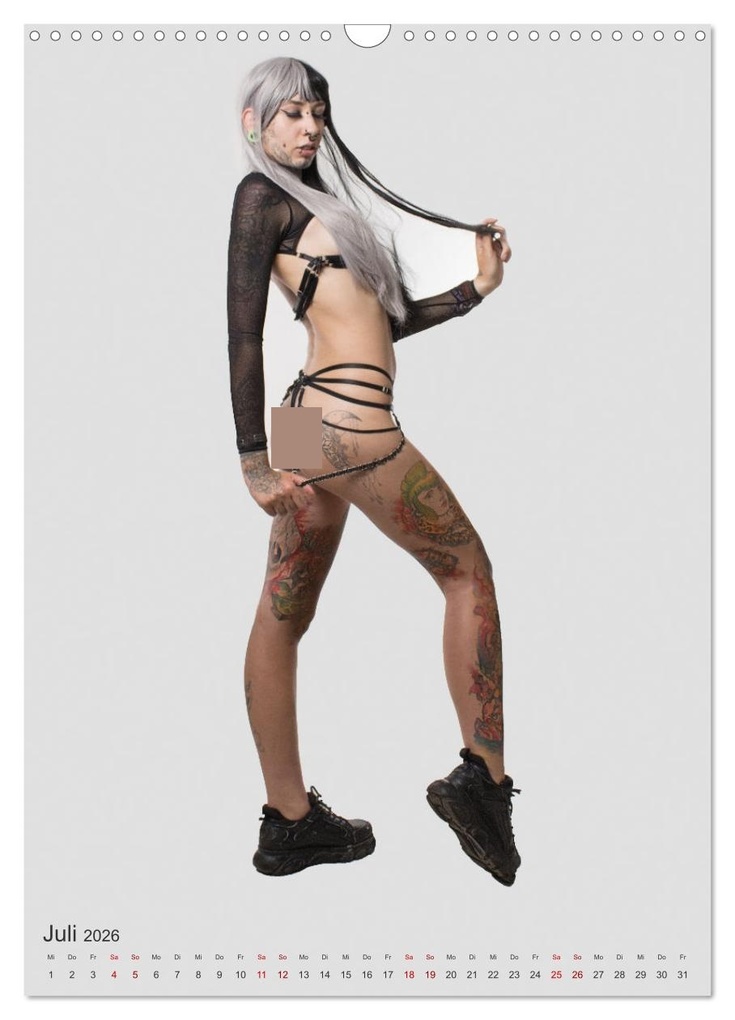 Weitere Ansicht: Die Welt der Tätowierungen: Ein Jahr in Bildern (Wandkalender 2026 DIN A3 hoch), CALVENDO Monatskalender | Jürgen Bedaam, Calvendo
