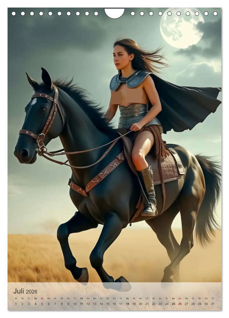 Weitere Ansicht: Spicy Fantasy - Legenden der Amazonenkriegerinnen (Wandkalender 2026 DIN A4 hoch), CALVENDO Monatskalender | pixs:sell pixs:sell, Calvendo, pixs:sell, Sell Pixs:Sell