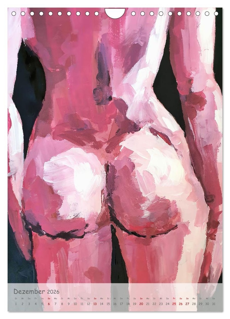 Weitere Ansicht: Body Colours - Farbenprächtige Aktmalerei (Wandkalender 2026 DIN A4 hoch), CALVENDO Monatskalender | Michaela Schimmack, Calvendo
