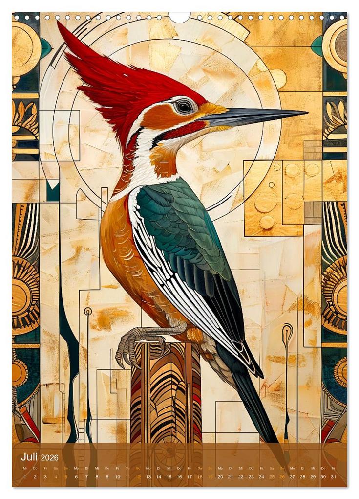 Weitere Ansicht: Totem-Tiere - Mythische Illustrationen von Krafttieren (Wandkalender 2026 DIN A3 hoch), CALVENDO Mon | Anja Frost, Calvendo